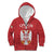 Custom Serbia 2024 Football Kid Hoodie Srbija Go Champions - Wonder Print Shop