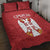 Serbia 2024 Football Quilt Bed Set Srbija Go Champions - Wonder Print Shop