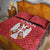 Serbia 2024 Football Quilt Bed Set Srbija Go Champions - Wonder Print Shop