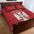 Serbia 2024 Football Quilt Bed Set Srbija Go Champions - Wonder Print Shop