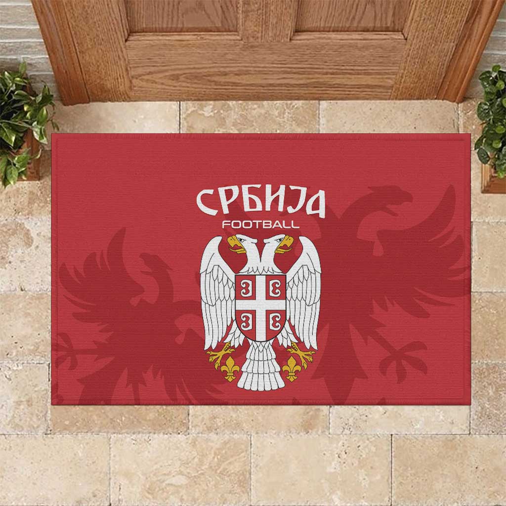 Serbia 2024 Football Rubber Doormat Srbija Go Champions - Wonder Print Shop