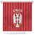 Serbia 2024 Football Shower Curtain Srbija Go Champions