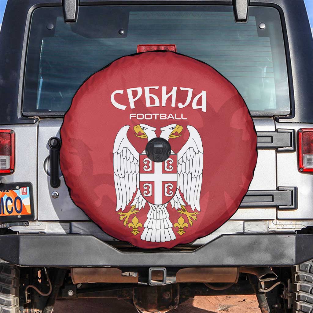 Serbia 2024 Football Spare Tire Cover Srbija Go Champions - Wonder Print Shop