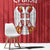 Serbia 2024 Football Window Curtain Srbija Go Champions - Wonder Print Shop