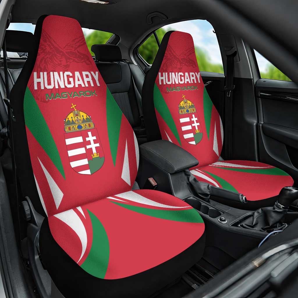 Hungary 2024 Football Car Seat Cover Hajra Magyarok - Wonder Print Shop