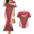 Custom Hungary 2024 Football Couples Matching Mermaid Dress and Hawaiian Shirt Hajra Magyarok - Wonder Print Shop