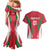 Custom Hungary 2024 Football Couples Matching Mermaid Dress and Hawaiian Shirt Hajra Magyarok - Wonder Print Shop