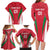 Custom Hungary 2024 Football Family Matching Long Sleeve Bodycon Dress and Hawaiian Shirt Hajra Magyarok - Wonder Print Shop