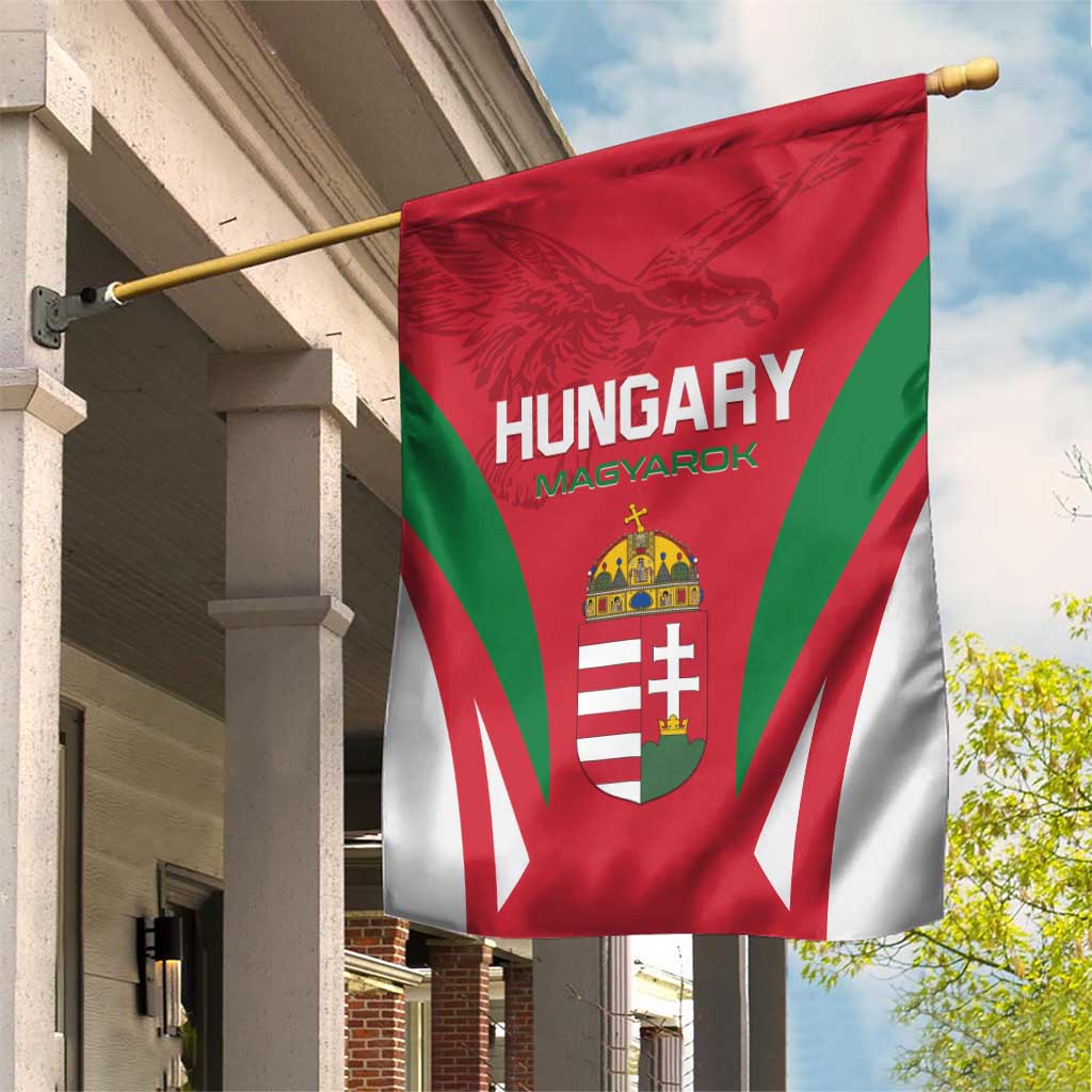 Hungary 2024 Football Garden Flag Hajra Magyarok - Wonder Print Shop