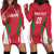 Custom Hungary 2024 Football Hoodie Dress Hajra Magyarok - Wonder Print Shop