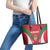 Hungary 2024 Football Leather Tote Bag Hajra Magyarok - Wonder Print Shop