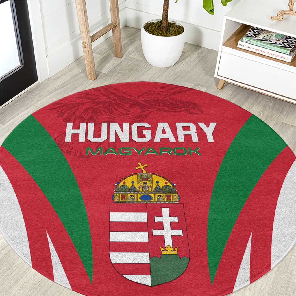 Hungary 2024 Football Round Carpet Hajra Magyarok