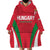 Custom Hungary 2024 Football Wearable Blanket Hoodie Hajra Magyarok - Wonder Print Shop