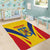 Romania 2024 Football Area Rug Come On Tricolorii - Wonder Print Shop