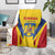 Romania 2024 Football Blanket Come On Tricolorii