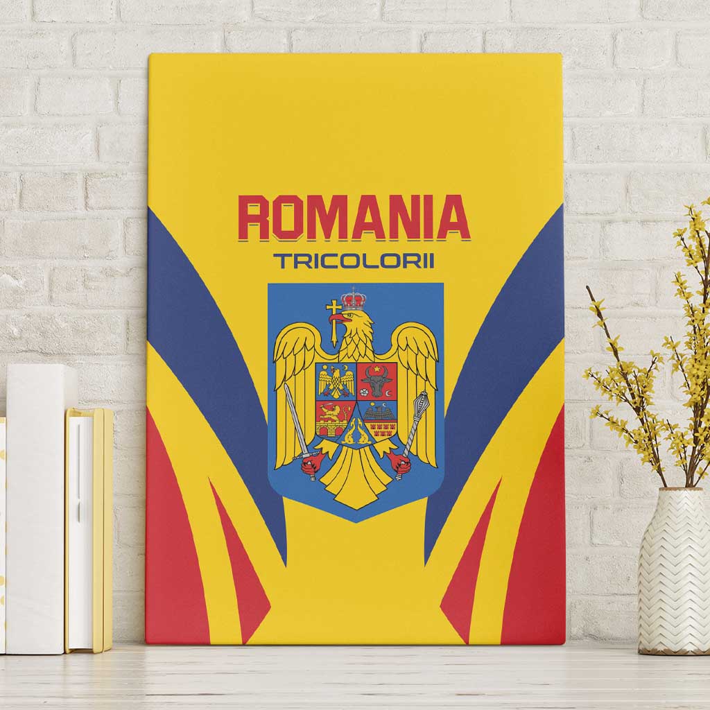 Romania 2024 Football Canvas Wall Art Come On Tricolorii - Wonder Print Shop