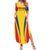 Custom Romania 2024 Football Family Matching Summer Maxi Dress and Hawaiian Shirt Come On Tricolorii - Wonder Print Shop