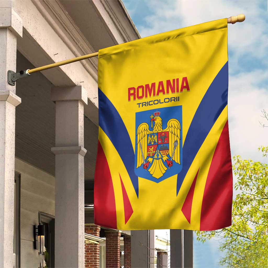 Romania 2024 Football Garden Flag Come On Tricolorii - Wonder Print Shop