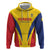 Custom Romania 2024 Football Hoodie Come On Tricolorii - Wonder Print Shop