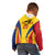 Custom Romania 2024 Football Kid Hoodie Come On Tricolorii - Wonder Print Shop