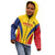 Custom Romania 2024 Football Kid Hoodie Come On Tricolorii - Wonder Print Shop