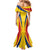 Custom Romania 2024 Football Mermaid Dress Come On Tricolorii - Wonder Print Shop