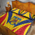 Romania 2024 Football Quilt Bed Set Come On Tricolorii - Wonder Print Shop