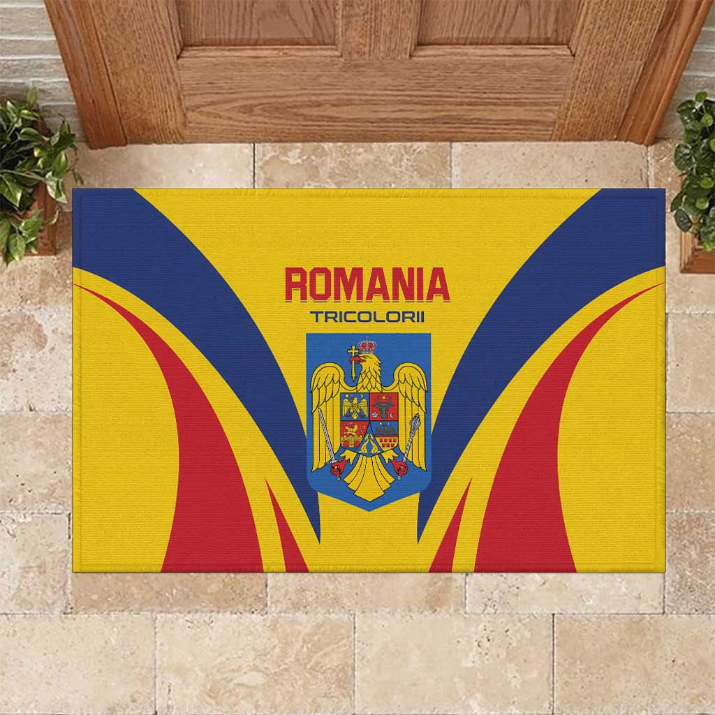 Romania 2024 Football Rubber Doormat Come On Tricolorii - Wonder Print Shop