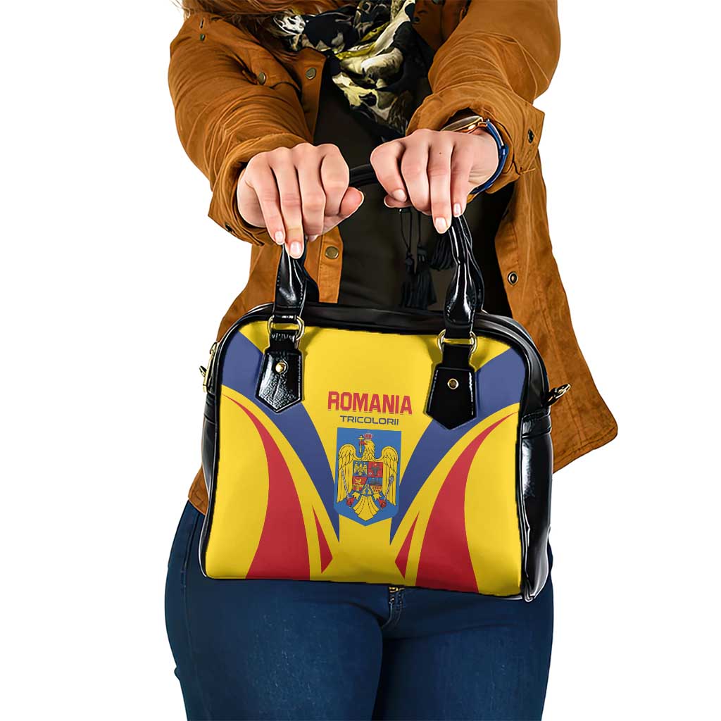 Romania 2024 Football Shoulder Handbag Come On Tricolorii