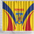 Romania 2024 Football Shower Curtain Come On Tricolorii