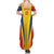 Custom Romania 2024 Football Summer Maxi Dress Come On Tricolorii - Wonder Print Shop