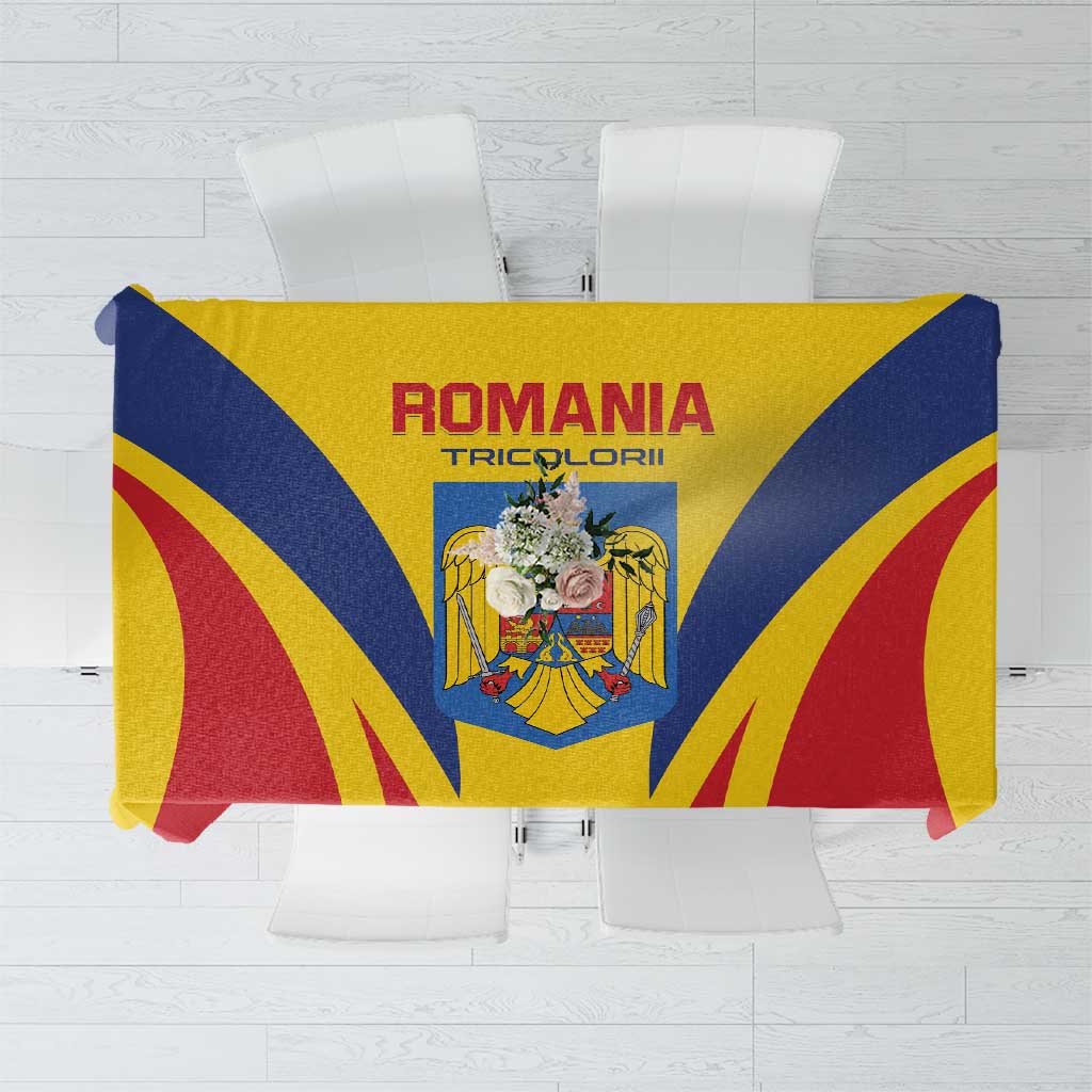 Romania 2024 Football Tablecloth Come On Tricolorii - Wonder Print Shop