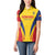 Custom Romania 2024 Football Women Polo Shirt Come On Tricolorii - Wonder Print Shop