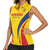 Custom Romania 2024 Football Women Sleeveless Polo Shirt Come On Tricolorii - Wonder Print Shop