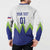 Custom Slovenia 2024 Football Button Sweatshirt Slovenija Go Champions - Wonder Print Shop