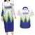 Custom Slovenia 2024 Football Couples Matching Long Sleeve Bodycon Dress and Hawaiian Shirt Slovenija Go Champions - Wonder Print Shop