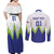 Custom Slovenia 2024 Football Couples Matching Off Shoulder Maxi Dress and Long Sleeve Button Shirt Slovenija Go Champions - Wonder Print Shop