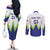 Custom Slovenia 2024 Football Couples Matching Off The Shoulder Long Sleeve Dress and Long Sleeve Button Shirt Slovenija Go Champions