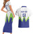 Custom Slovenia 2024 Football Couples Matching Short Sleeve Bodycon Dress and Hawaiian Shirt Slovenija Go Champions - Wonder Print Shop