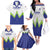 Custom Slovenia 2024 Football Family Matching Off The Shoulder Long Sleeve Dress and Hawaiian Shirt Slovenija Go Champions - Wonder Print Shop