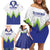 Custom Slovenia 2024 Football Family Matching Off Shoulder Short Dress and Hawaiian Shirt Slovenija Go Champions - Wonder Print Shop