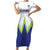 Custom Slovenia 2024 Football Family Matching Short Sleeve Bodycon Dress and Hawaiian Shirt Slovenija Go Champions - Wonder Print Shop