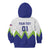 Custom Slovenia 2024 Football Kid Hoodie Slovenija Go Champions - Wonder Print Shop