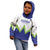 Custom Slovenia 2024 Football Kid Hoodie Slovenija Go Champions - Wonder Print Shop