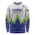 Custom Slovenia 2024 Football Long Sleeve Shirt Slovenija Go Champions - Wonder Print Shop