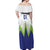 Custom Slovenia 2024 Football Off Shoulder Maxi Dress Slovenija Go Champions - Wonder Print Shop