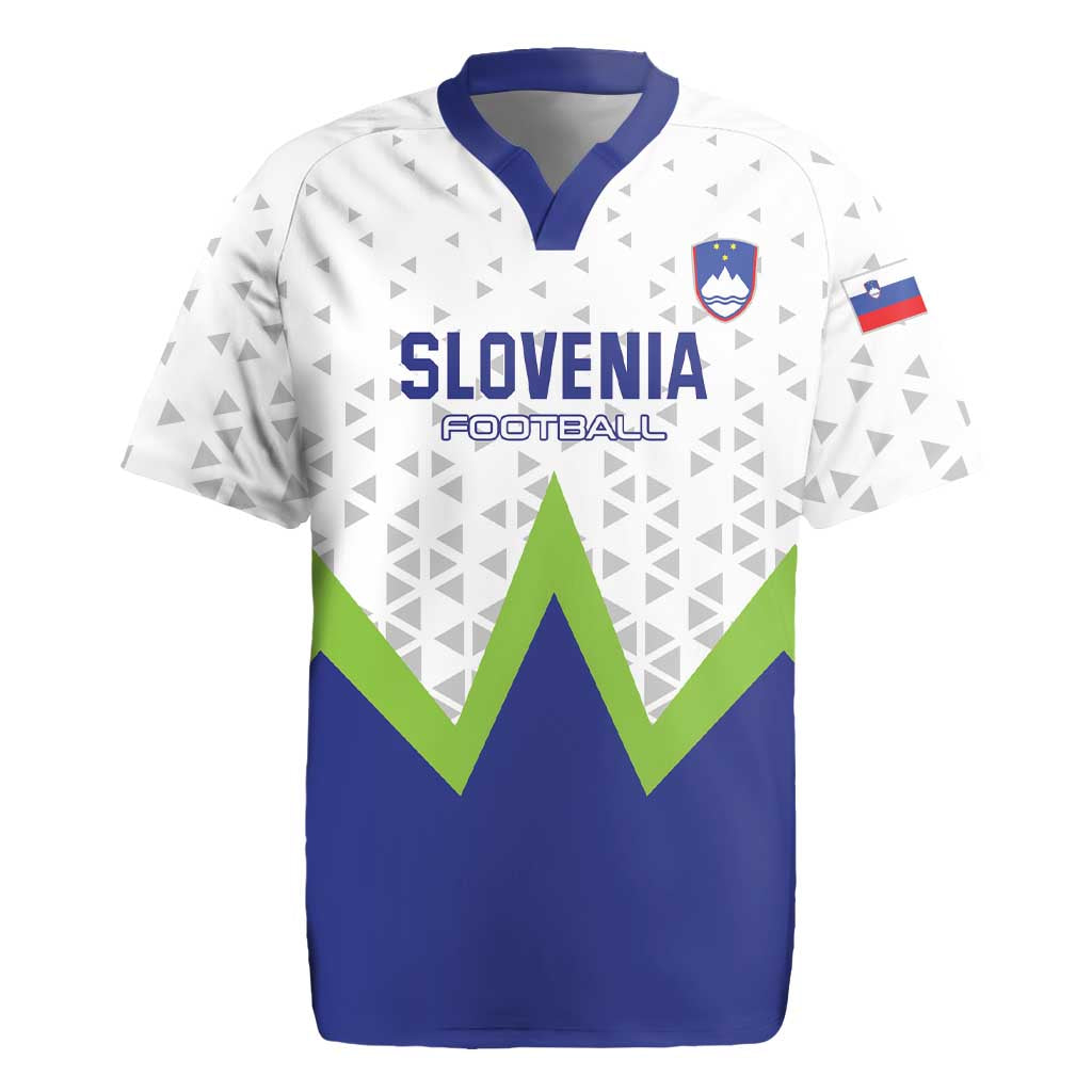 Custom Slovenia 2024 Football Rugby Jersey Slovenija Go Champions - Wonder Print Shop