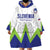 Custom Slovenia 2024 Football Wearable Blanket Hoodie Slovenija Go Champions - Wonder Print Shop