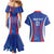 Custom Slovakia 2024 Football Couples Matching Mermaid Dress and Hawaiian Shirt Slovenska Sokoli - Wonder Print Shop