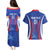 Custom Slovakia 2024 Football Couples Matching Puletasi and Hawaiian Shirt Slovenska Sokoli - Wonder Print Shop